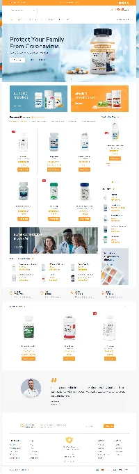 Healthcare eCommerce Portfolio Website - Taksh Sharma