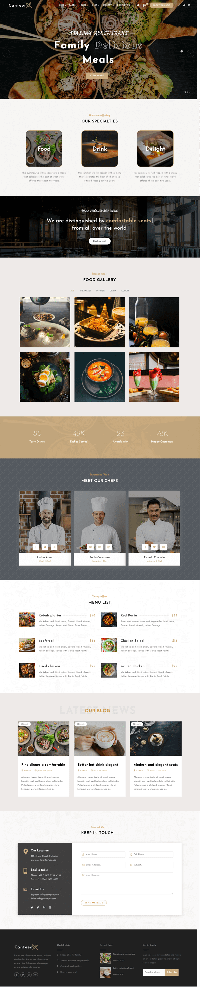 Restaurant Portfolio Website - Taksh Sharma